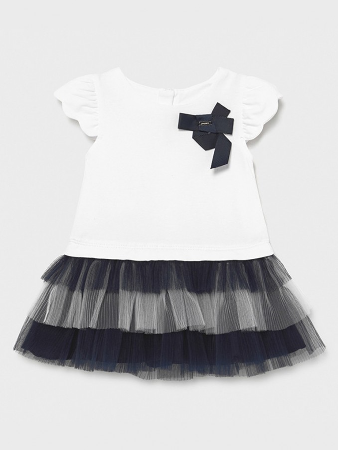 Dress Baby Girl Navy Blue Mayoral - N211970  | Mellmak