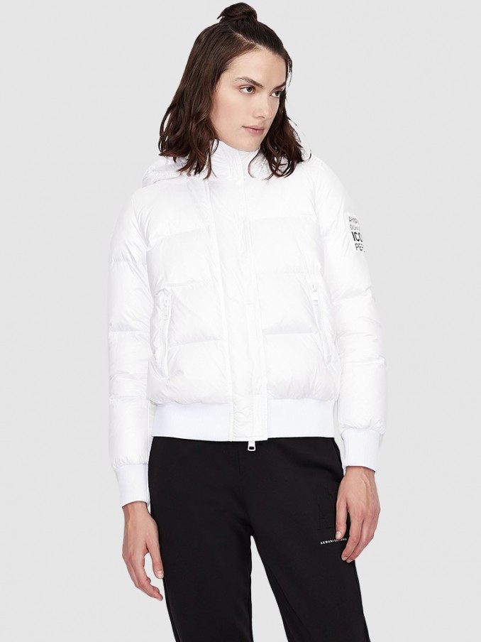 Jacket Woman White Armani Exchange - 8Nyb40Ynynz  | Mellmak