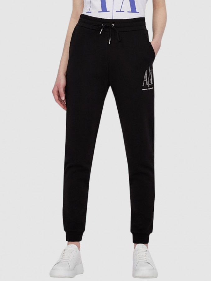 Pantalones Mujer Negro Armani Exchange - 8Nypdxyj68Z  |  Mellmak