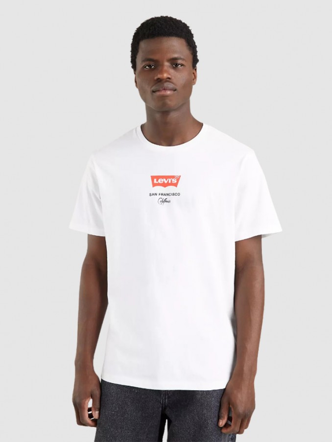 T-Shirt Man White Levis - 224890460  | Mellmak