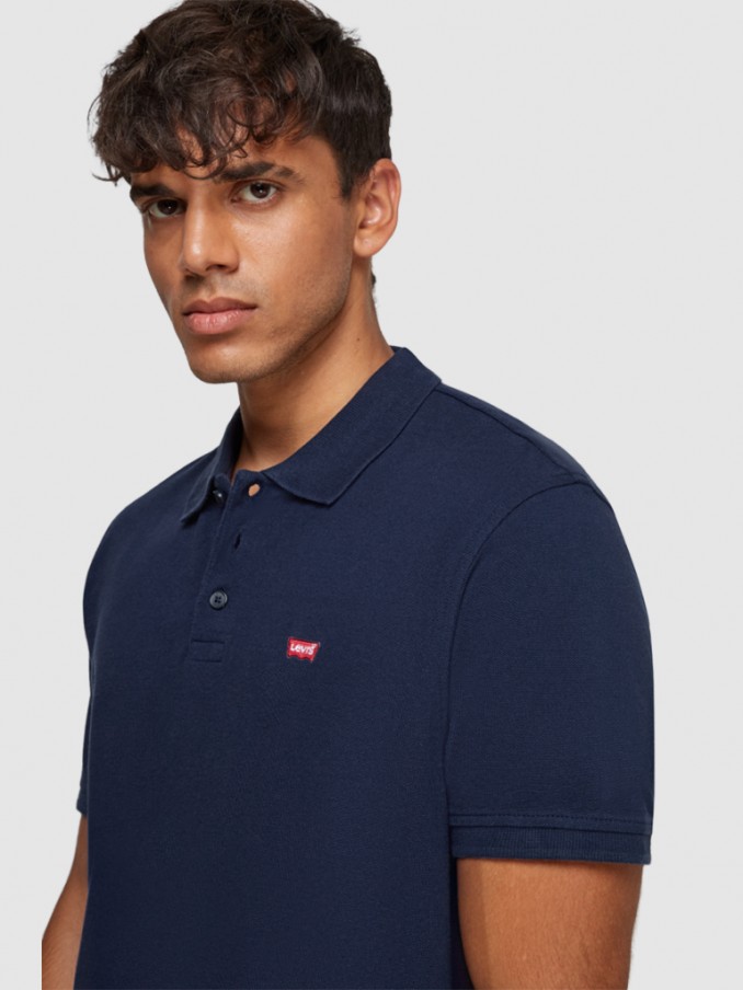 Polo Shirt Man Navy Blue Levis - 358830005 - 358830005.38 | Mellmak