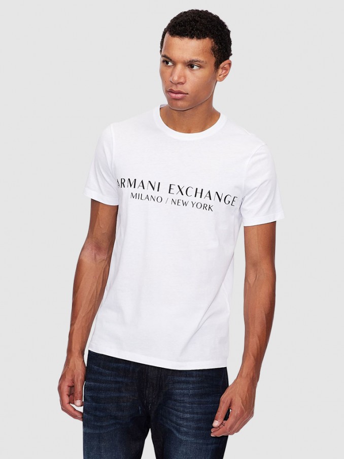 T-Shirt Man White Armani Exchange - 8Nzt72Z8H4Z  | Mellmak