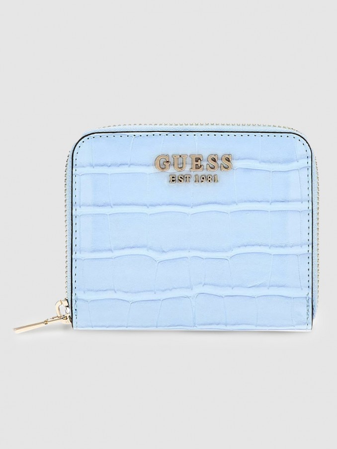 Wallet Woman Light Blue Guess - Swcg8500370  | Mellmak