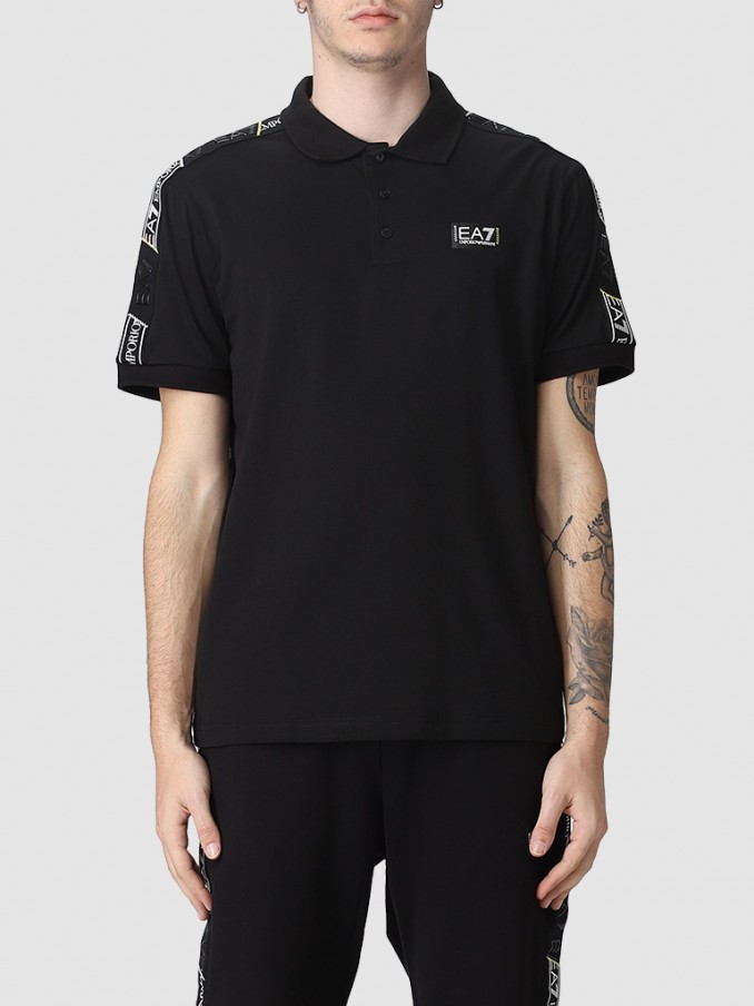 Polo Hombre Negro Ea7 Emporio Armani - 3Rpf52Pj02Z  | Mellmak