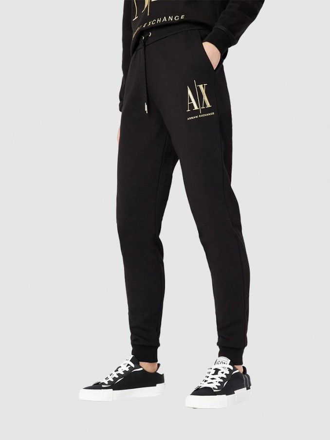 Pants Woman Black Armani Exchange - 8Nypmxyj68Z  | Mellmak