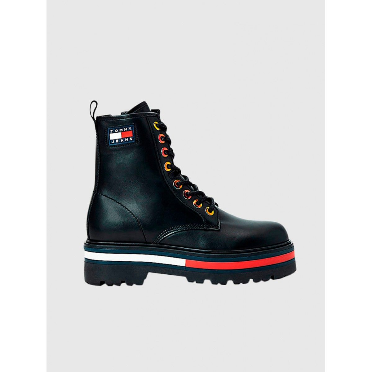 tommy jeans black boots